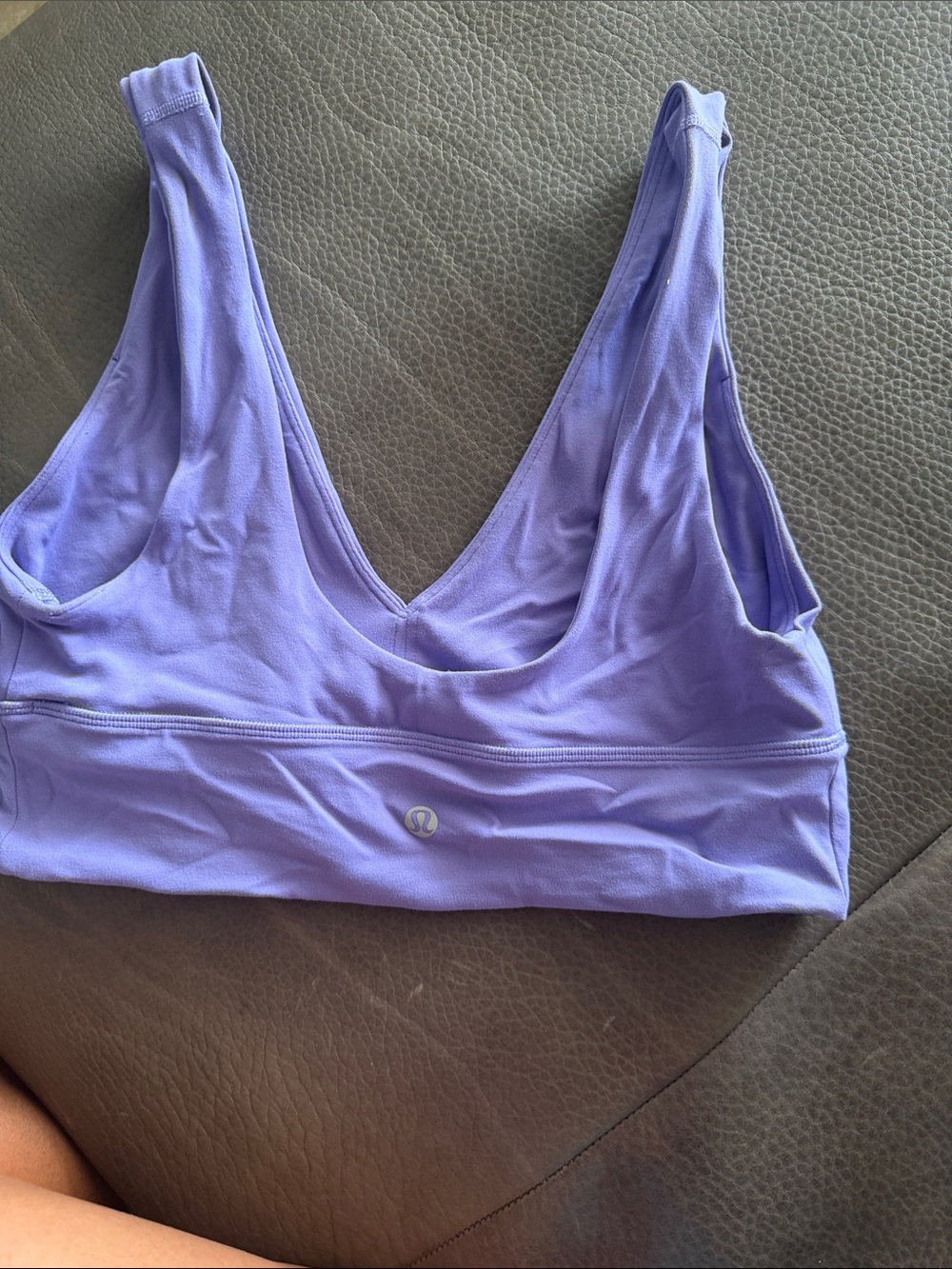 lululemon athletica Lavender V-Neck Support Sports Bra